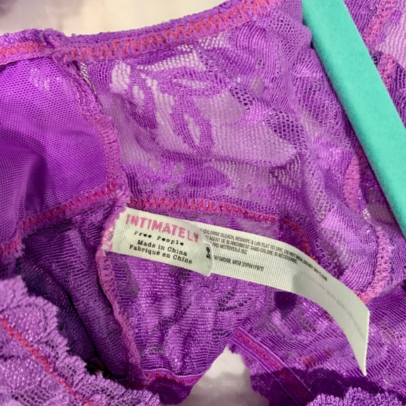 NWOT Free People Floral Bralette - Picture 4 of 4